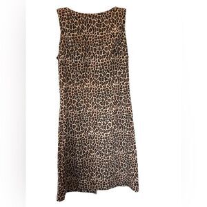 Vintage Clues Collections Mobwife Leopard Sleeveless Shift Jumper 10